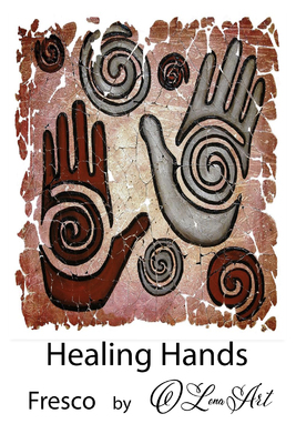 Healing Hands  A Vintage Fresco.